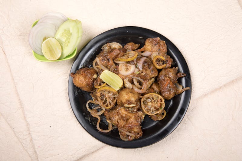 Ranch and blue cheese dipping sauces at Wings over